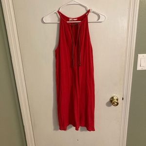 Red mango dress
